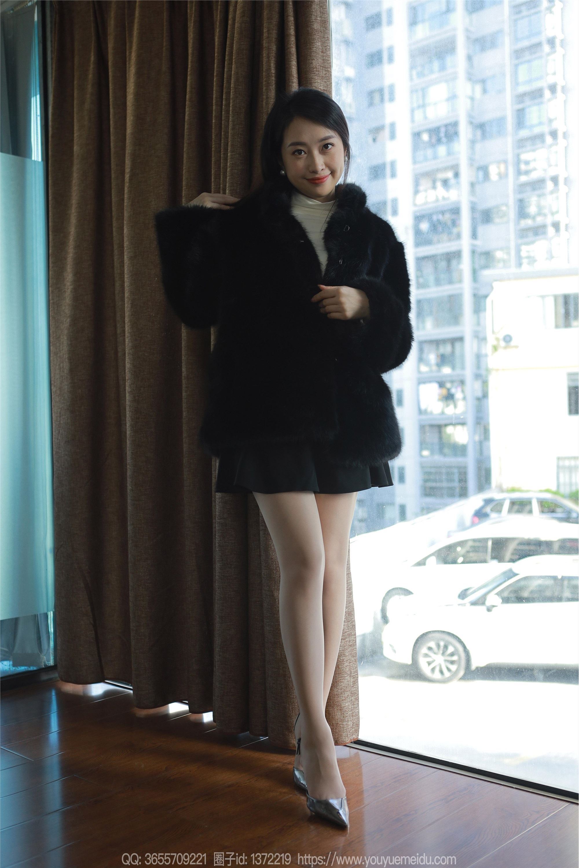 IESS异思趣向  2023.12.05 丝享家 1603 小婕《黑色大衣》